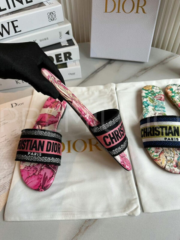 Christian Dior шлепанцы PR454389 5