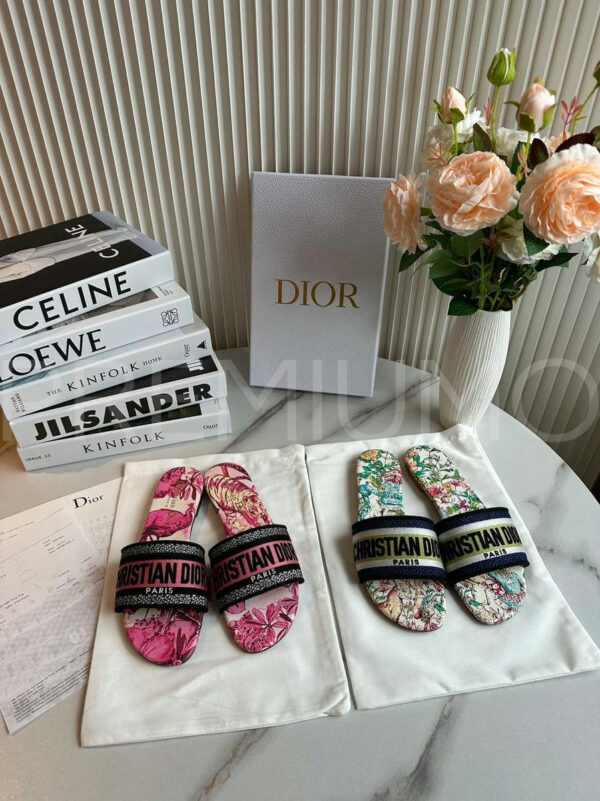Christian Dior шлепанцы PR454389 6