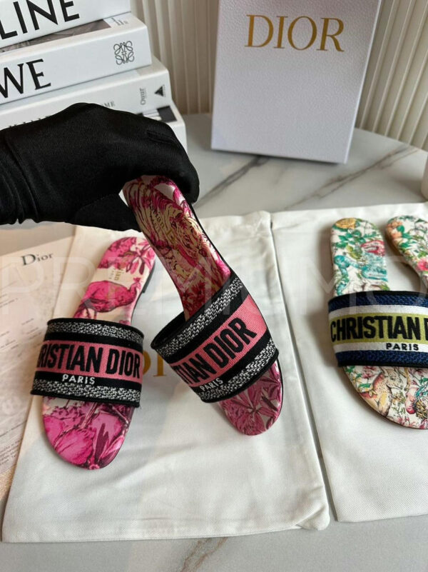 Christian Dior шлепанцы PR454389 4