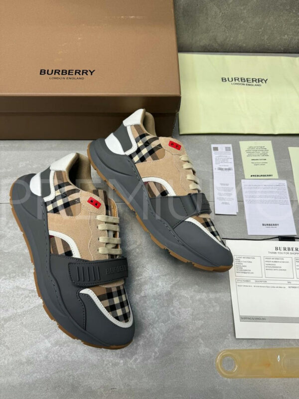 Burberry Check кроссовки PR261048 2