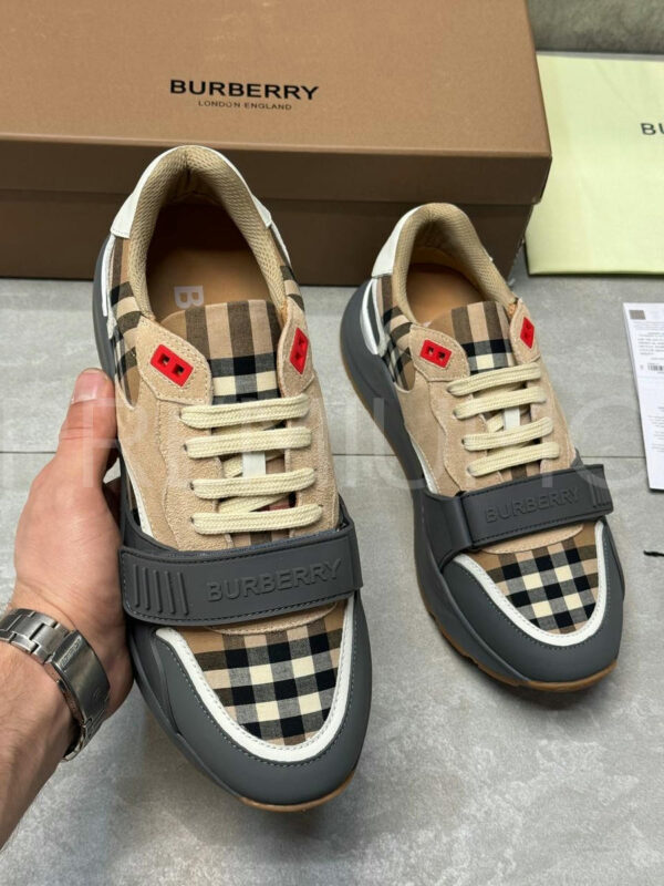 Burberry Check кроссовки PR261048 6