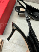 Valentino Rockstud Bow Slingback Pump In Patent Leather with Matching Studs туфли PR730979 16