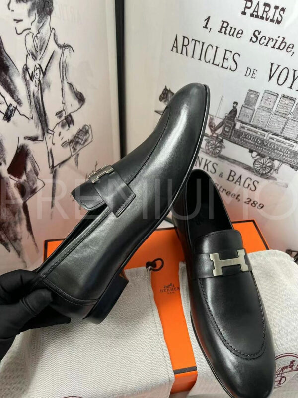 Hermes лоферы PR670042 4