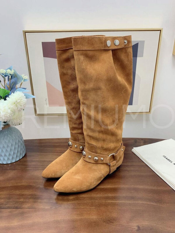 Isabel Marant сапоги трендовые замшевые PR833237