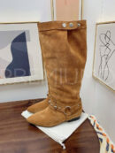 Isabel Marant сапоги трендовые замшевые PR833237 10