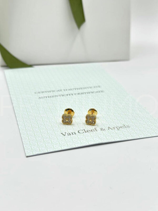 Van Cleef & Arpels серьги мини PR186795 4