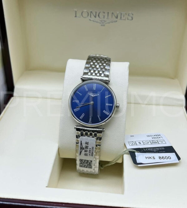 Longines часы синие PR335950