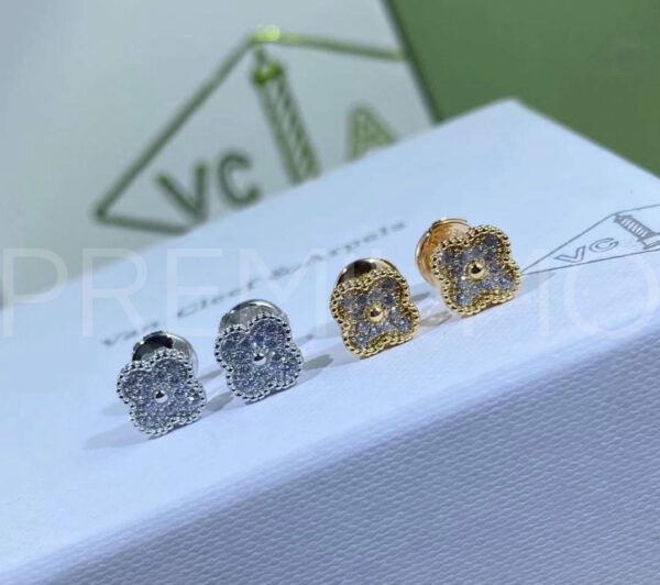Van Cleef & Arpels серьги мини PR176966 2