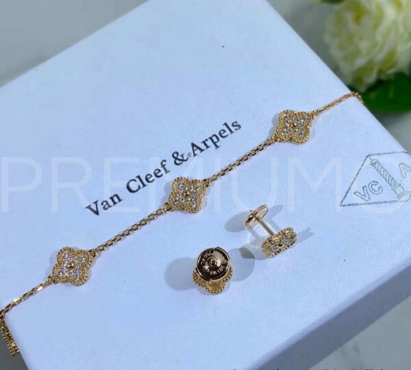 Van Cleef & Arpels серьги мини PR194106 3