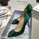 Manolo Blahnik туфли зеленые трендовые PR8327HY 18