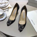 Manolo Blahnik черные туфли PR3826SU 10