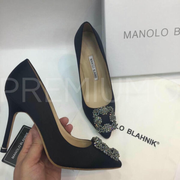 Manolo Blahnik туфли атласные PR7867PX