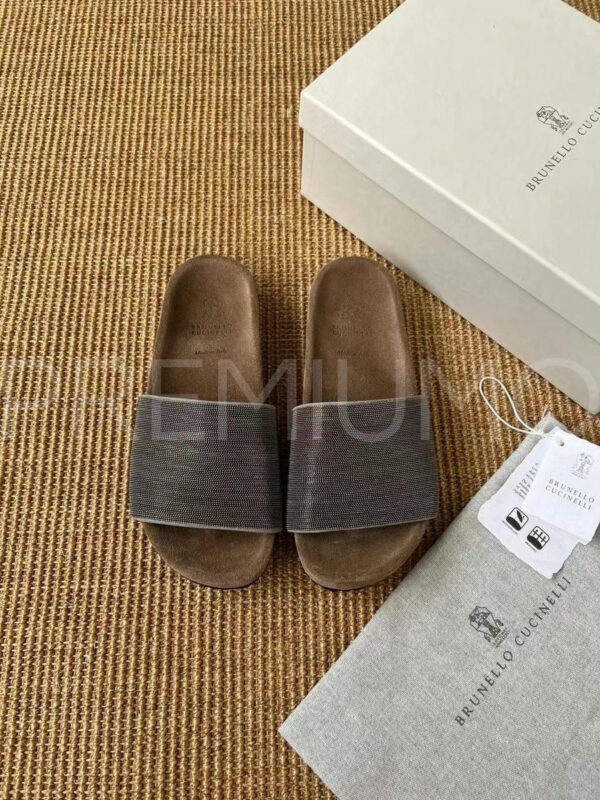 Brunello Cucinelli шлепанцы PR215956 3
