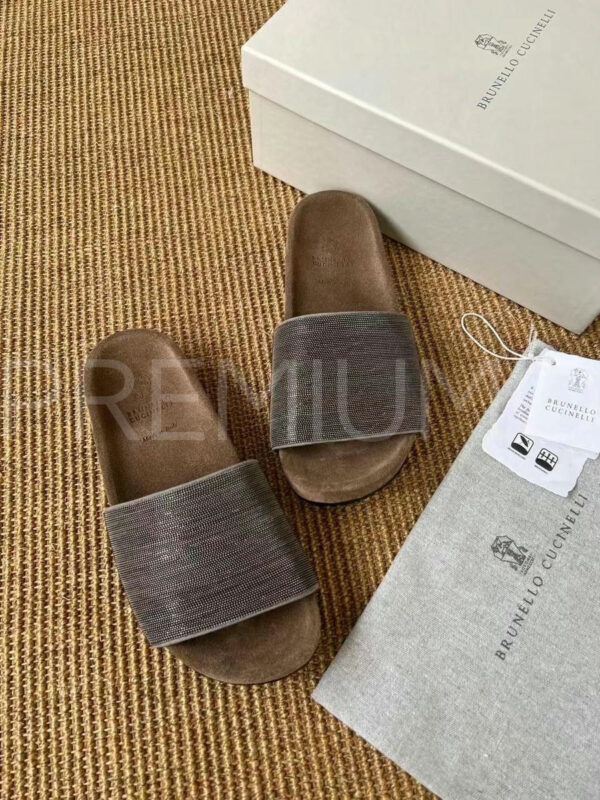 Brunello Cucinelli шлепанцы PR215956 2