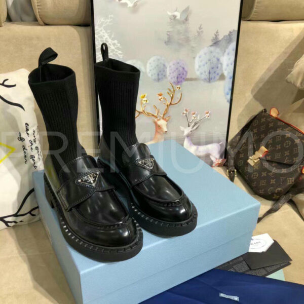 Prada лоферы PR896534 14