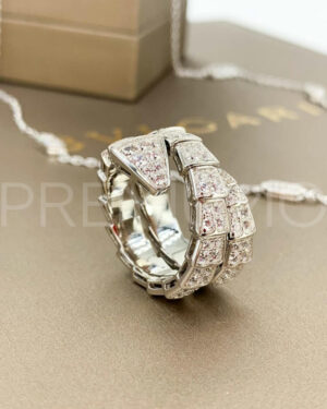 Bvlgari кольцо в 2 оборота PR100255