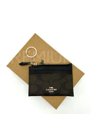 Coach картхолдер коричневый PR503783