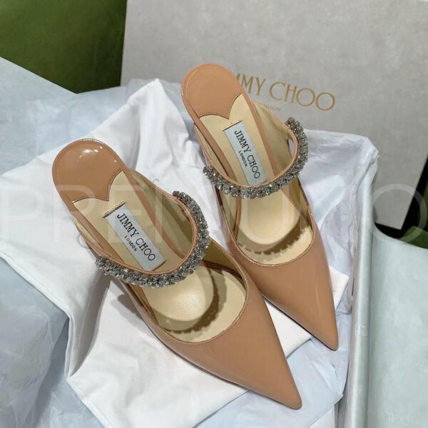 Jimmy Choo Bing 100 мюли PR947507 4