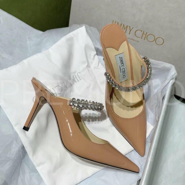 Jimmy Choo Bing 100 мюли PR947507 5