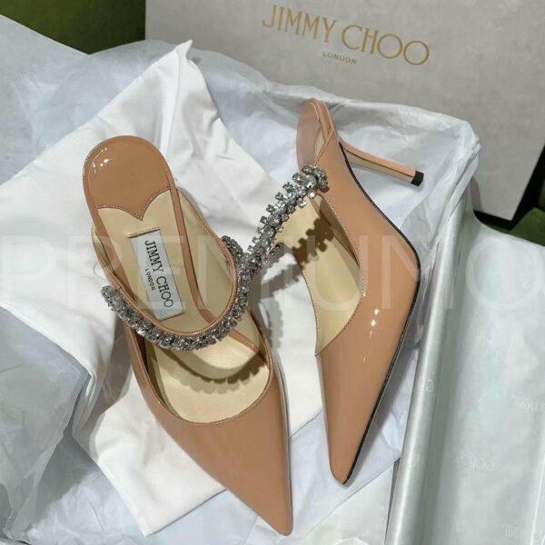 Jimmy Choo Bing 100 мюли PR947507 8
