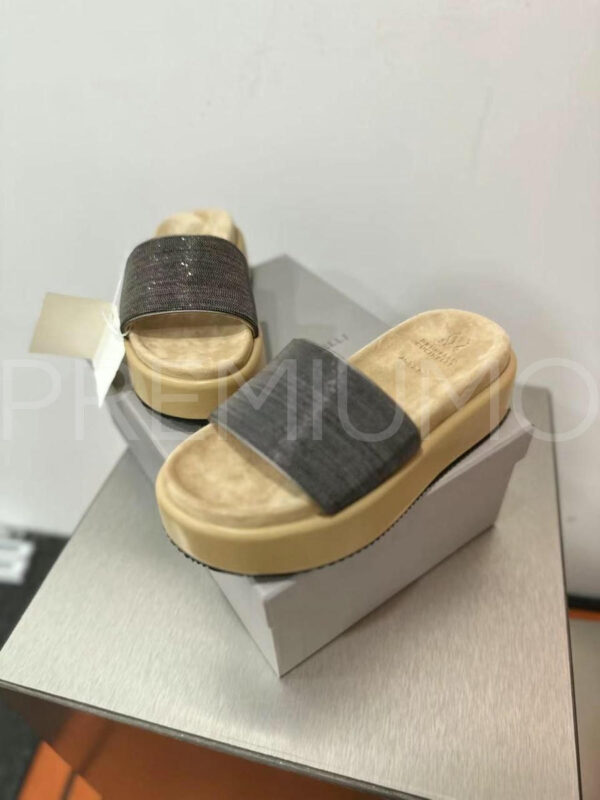 Brunello Cucinelli шлепанцы PR246970 2