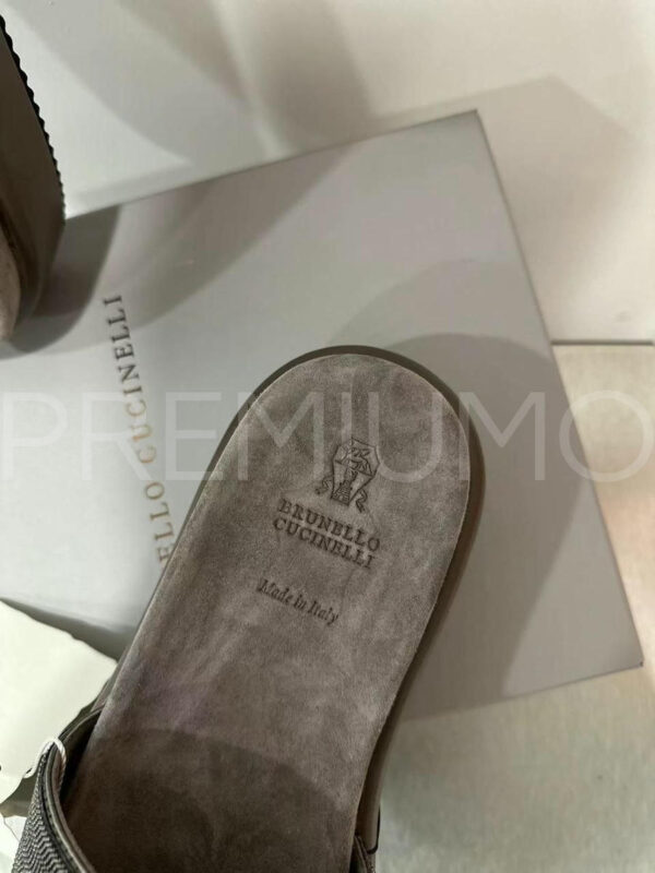 Brunello Cucinelli шлепанцы PR115826 5