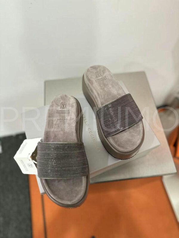 Brunello Cucinelli шлепанцы PR115826 2