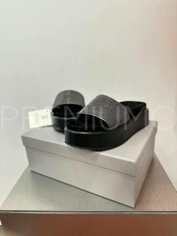 Brunello Cucinelli шлепанцы PR698444 5