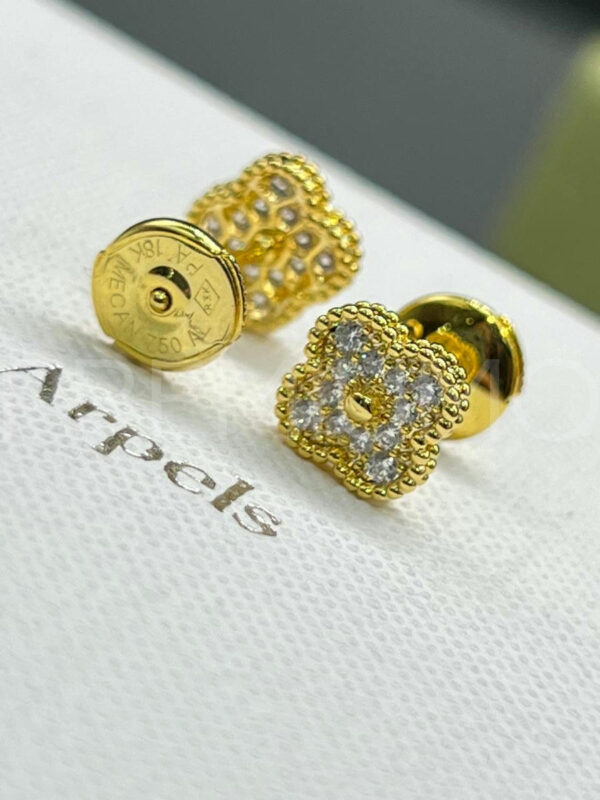 Van Cleef & Arpels серьги мини PR186795 2
