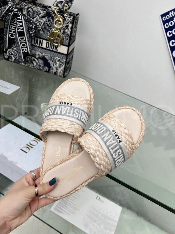 Christian Dior шлепанцы PR152650 4