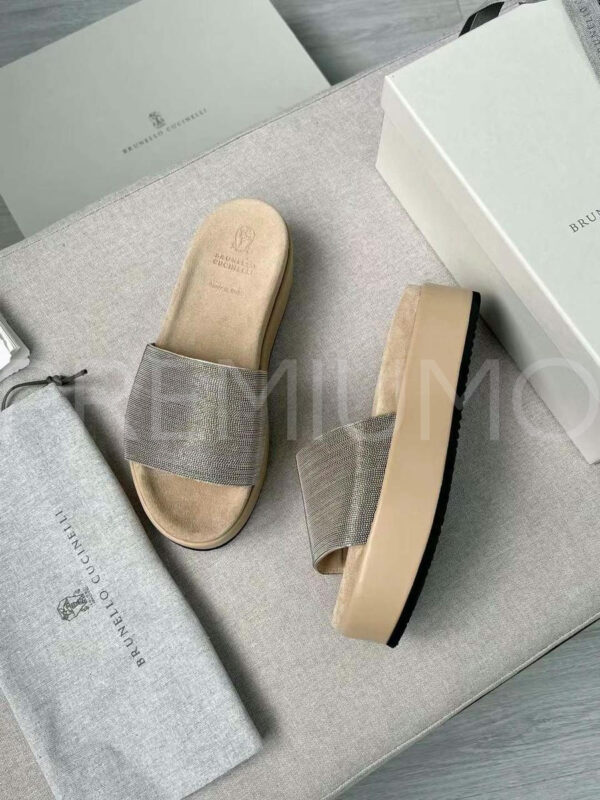Brunello Cucinelli шлепанцы PR727279 2