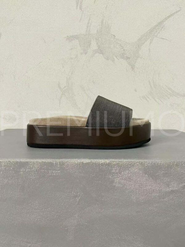 Brunello Cucinelli шлепанцы PR116200 4