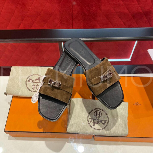 Hermes шлепанцы PR601114 4