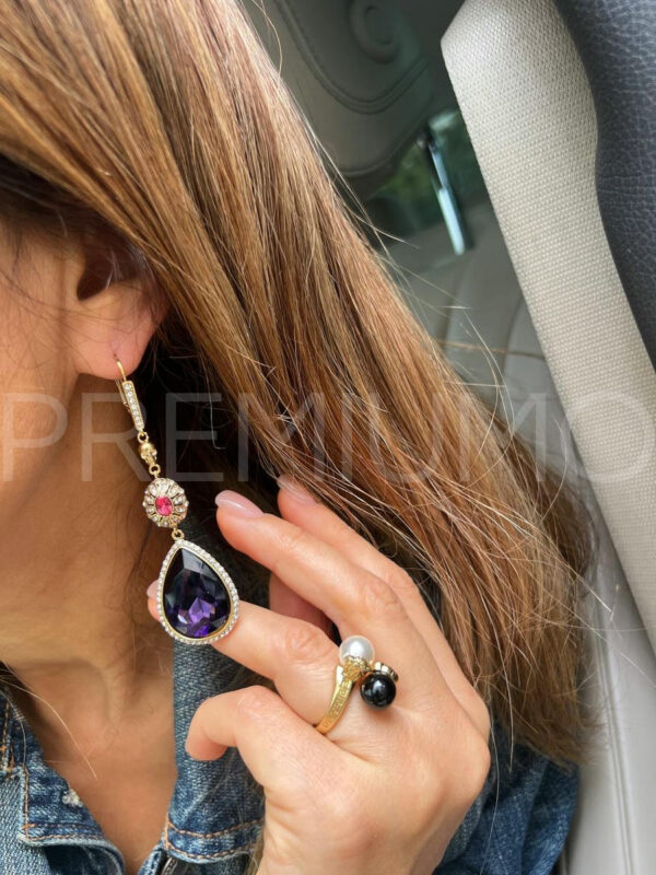 Alexander McQueen серьги PR239045