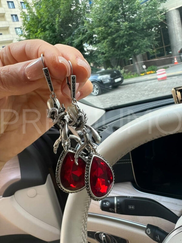 Alexander McQueen серьги PR666765 2