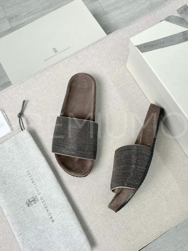 Brunello Cucinelli шлепанцы PR789354 3