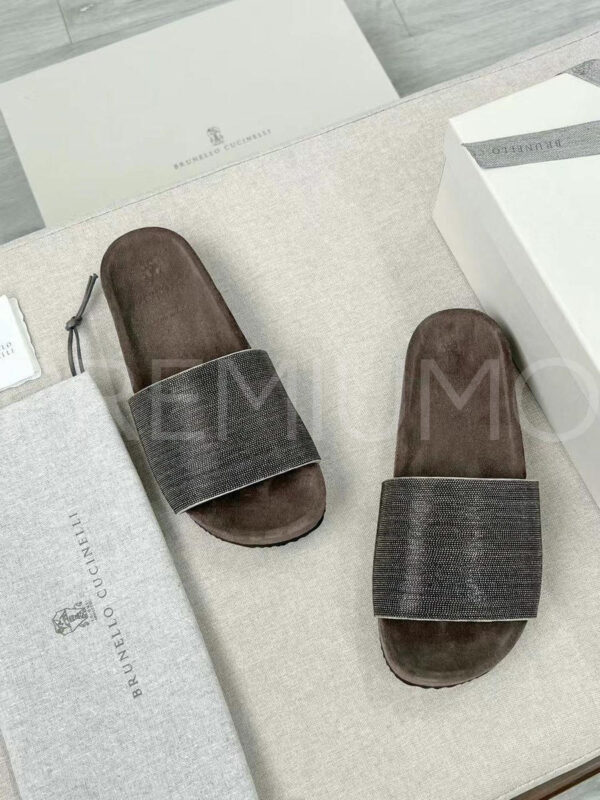 Brunello Cucinelli шлепанцы PR789354 5