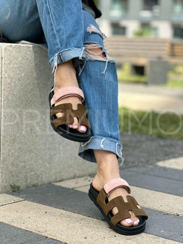 Hermes шлепанцы PR900405 8