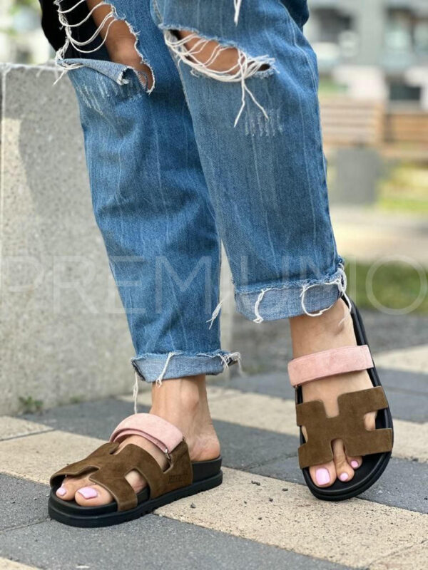 Hermes шлепанцы PR900405 6