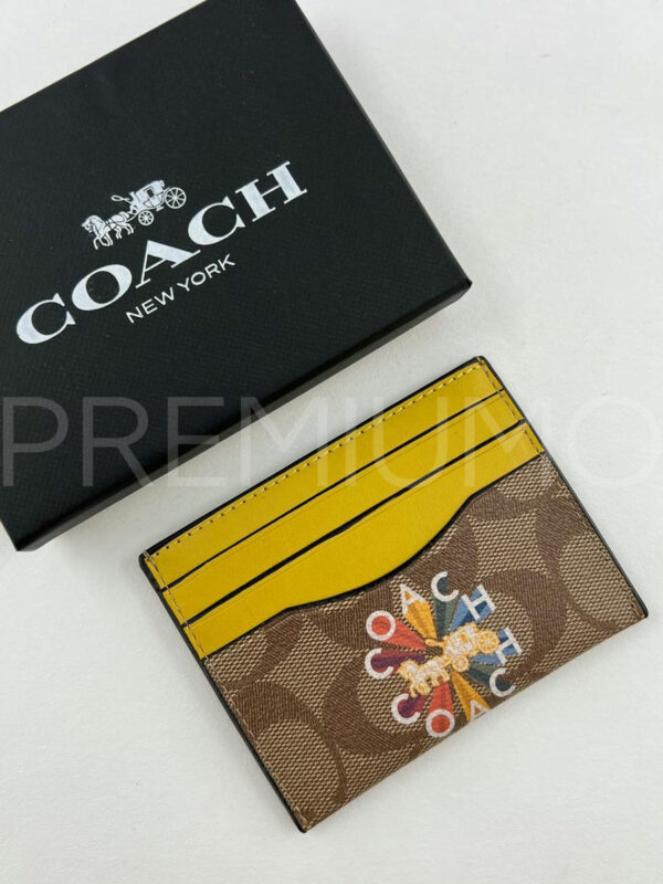 Coach картхолдер с рисунком PR379978