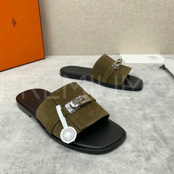Hermes шлепанцы PR602452 2