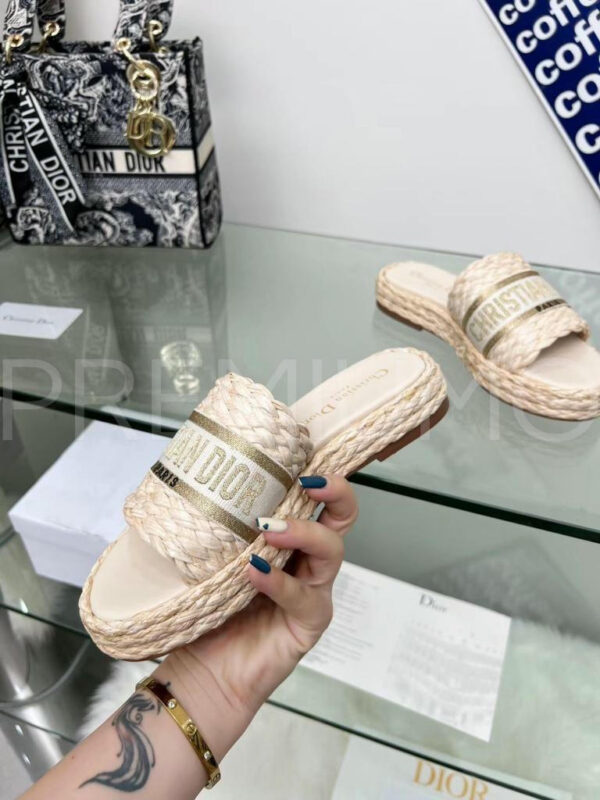 Christian Dior шлепанцы PR600254 4