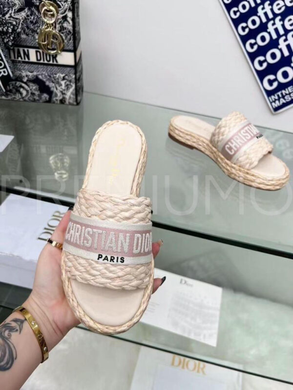 Christian Dior шлепанцы PR524990 4