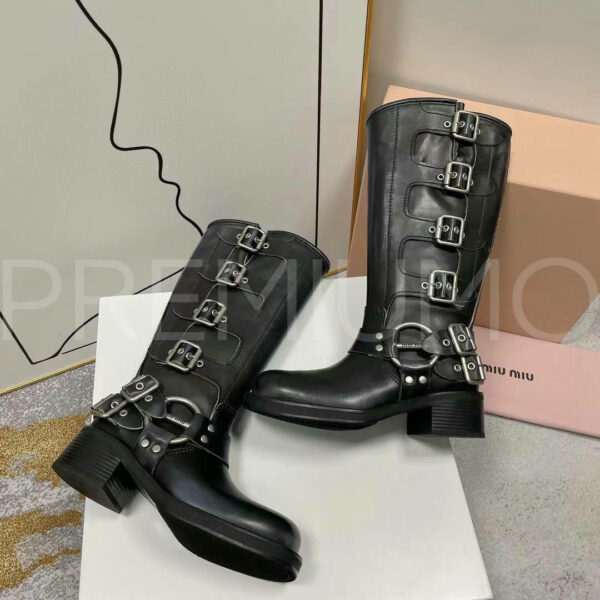 Miu Miu сапоги PR428102 4
