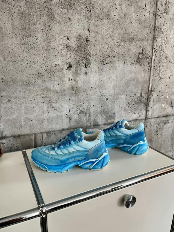 Maison Margiela кроссовки голубые дизайнерские PR256935 16