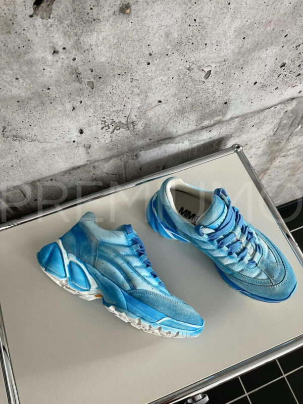 Maison Margiela кроссовки голубые дизайнерские PR256935 10