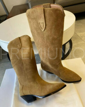 Isabel Marant сапоги коричневые осенние PR217062