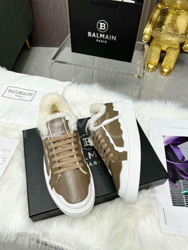 Balmain кроссовки PR402688 4