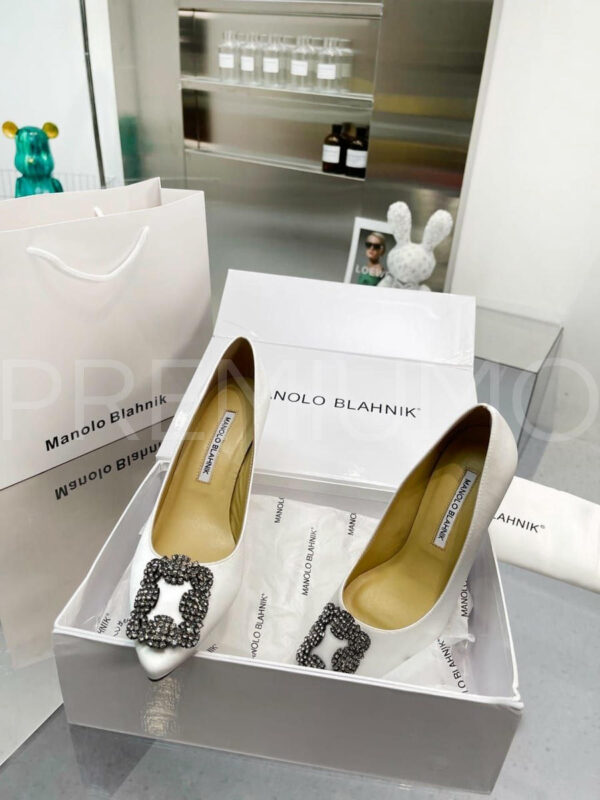 Manolo Blahnik туфли текстильные PR858652 4