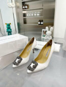 Manolo Blahnik туфли текстильные PR858652 8